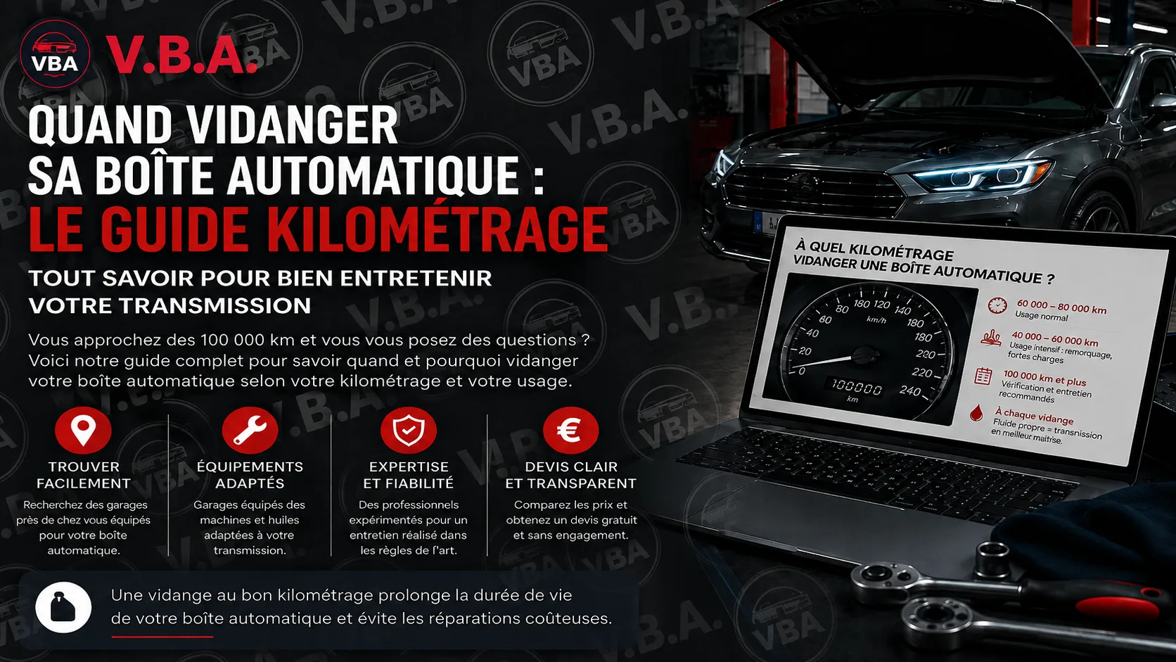Quand vidanger sa boîte automatique : le guide kilométrage – illustration