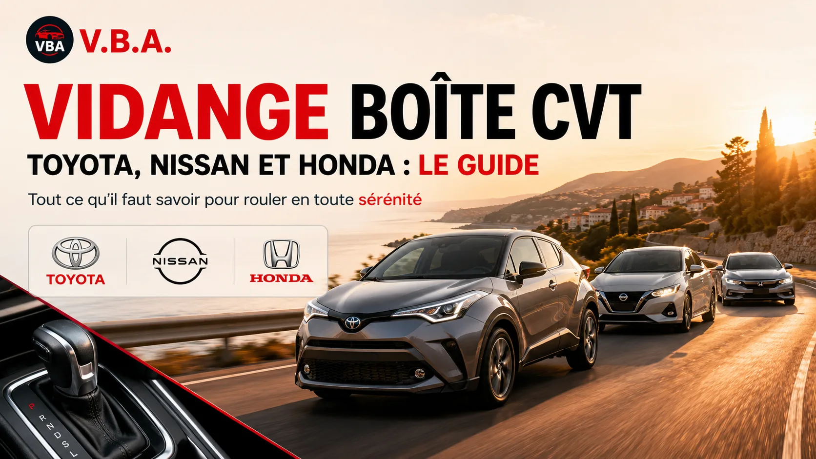 Vidange boîte CVT Toyota, Nissan et Honda : le guide – illustration
