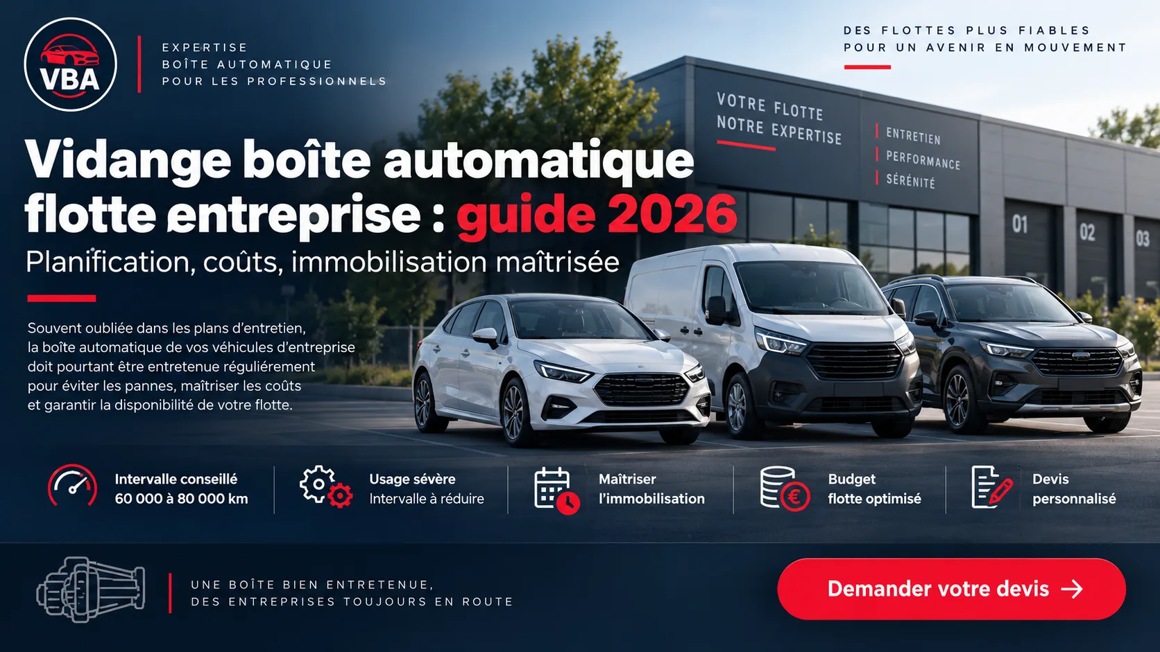 Vidange boîte automatique flotte entreprise : guide 2026 – illustration